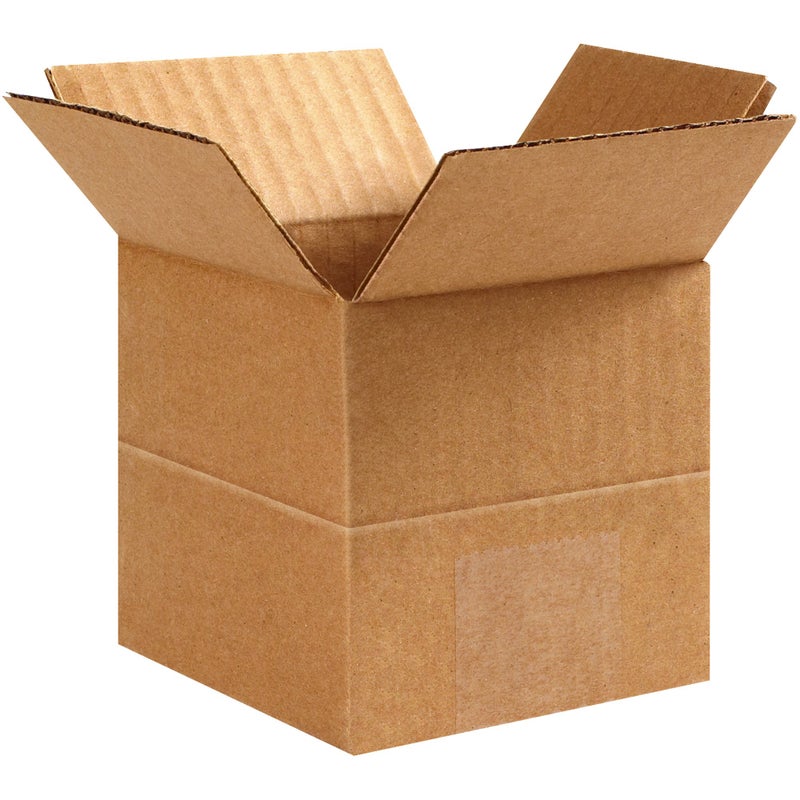 Tape Logic Shipping Boxes Multi-Depth 4""L x 4""W x 4""H, 25-Pack | Corrugated Cardboard Box for Packing, Moving and Storage - Image 1
